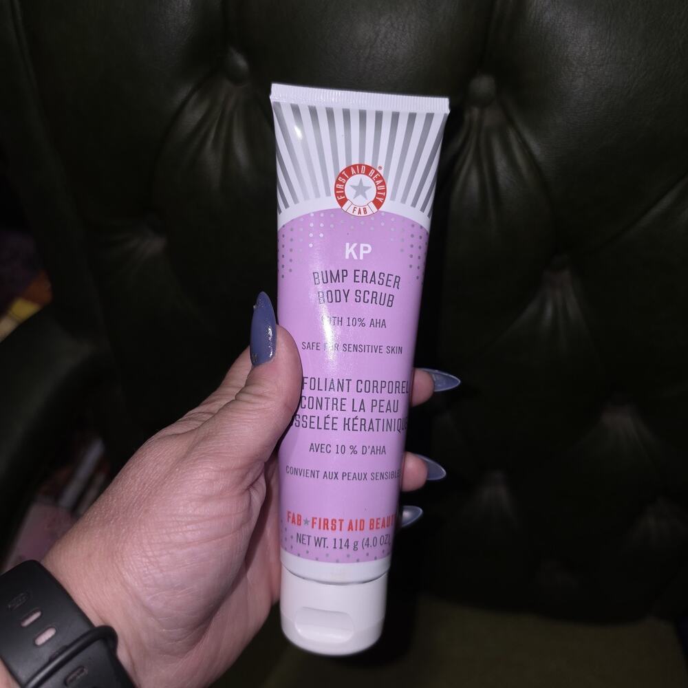 FAB KP Bump Eraser Body Scrub w/10% AHA Safe for sensitive skin New Sealed 4oz